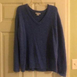 Liz Claiborne Fuzzy Blue Sweater